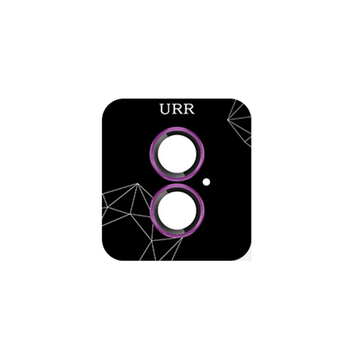 URR Apple iPhone 16 Titanium Alloy AR Kamera Lens Koruyucu - Pembe